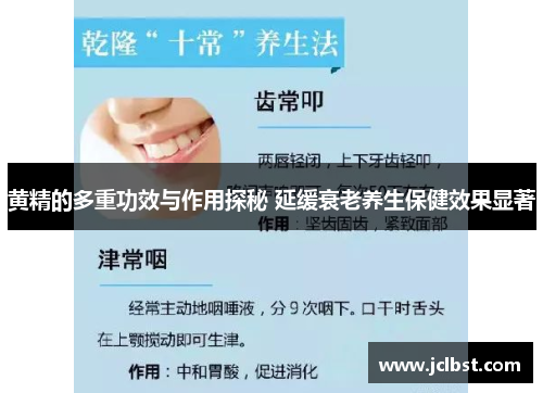 黄精的多重功效与作用探秘 延缓衰老养生保健效果显著